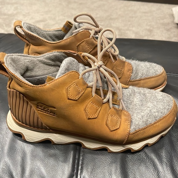 $169 SOREL Kinetic Caribou Snow winter tan gray Boot Sz 10 - Picture 14 of 15